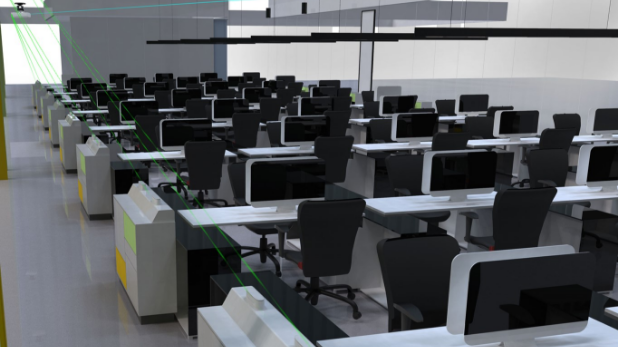 天瓏大廈辦公室毫米波網路覆蓋