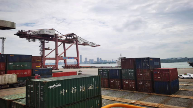 厦门海通港龙门吊无线远程控制